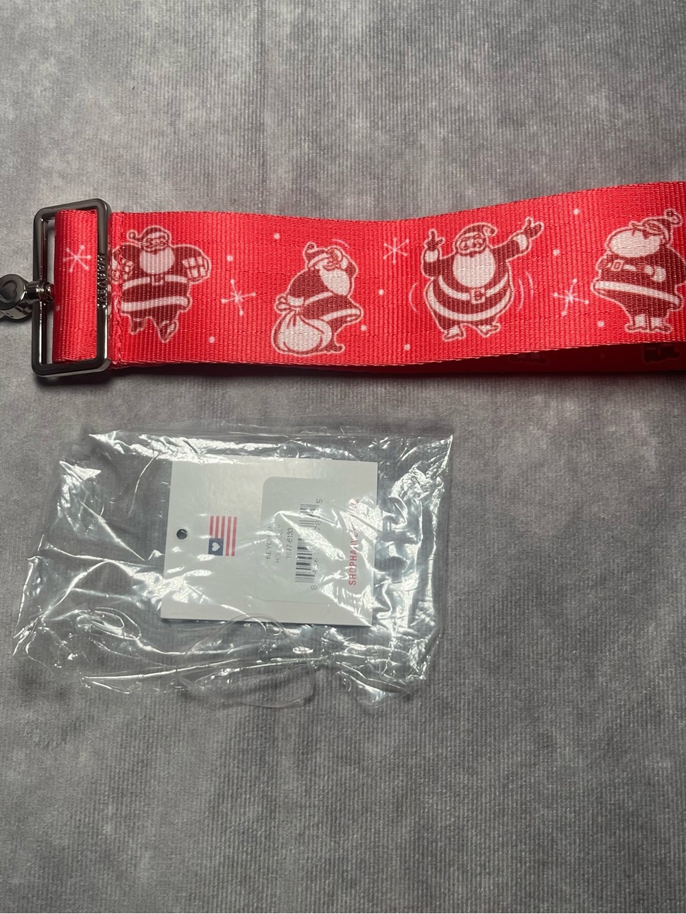 Harveys Seatbelt 5P Santa Holly Jolly Keychain CNG Click n Go - New open Package